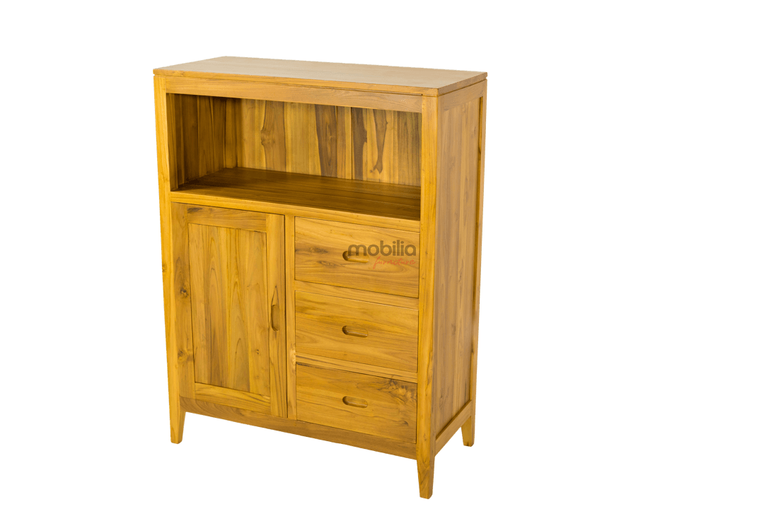 Astro 90cm Wide Chest of Drawers with Minimalist Design - Image 2