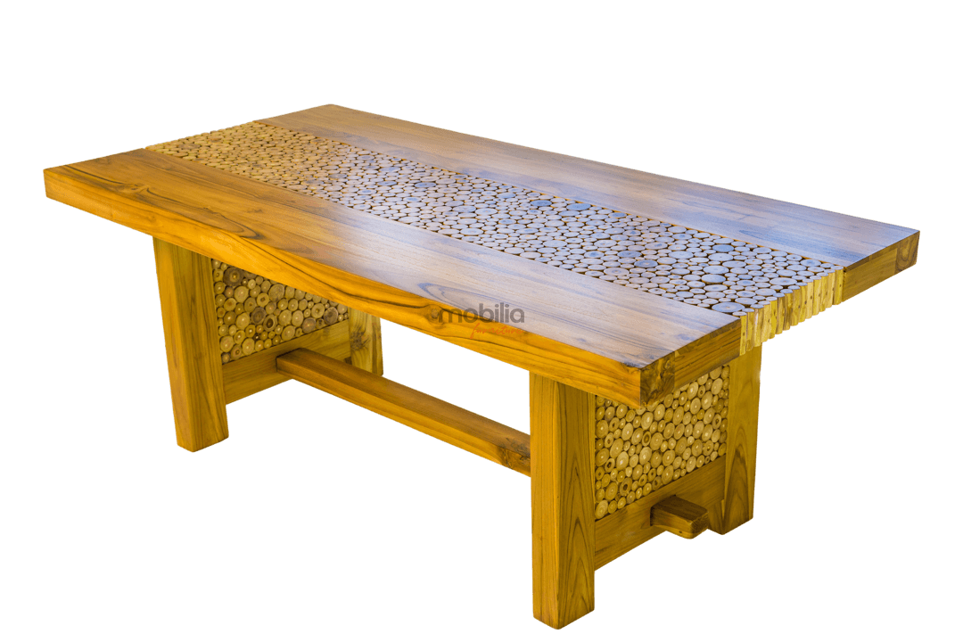 8 Seater Balut Dining Set with Coin Design - Image 4