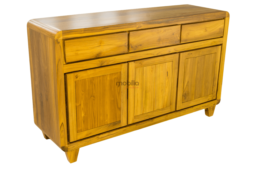 Verbena 150cm Wide Rectangular Bahut with Curved Edge Design - Image 3