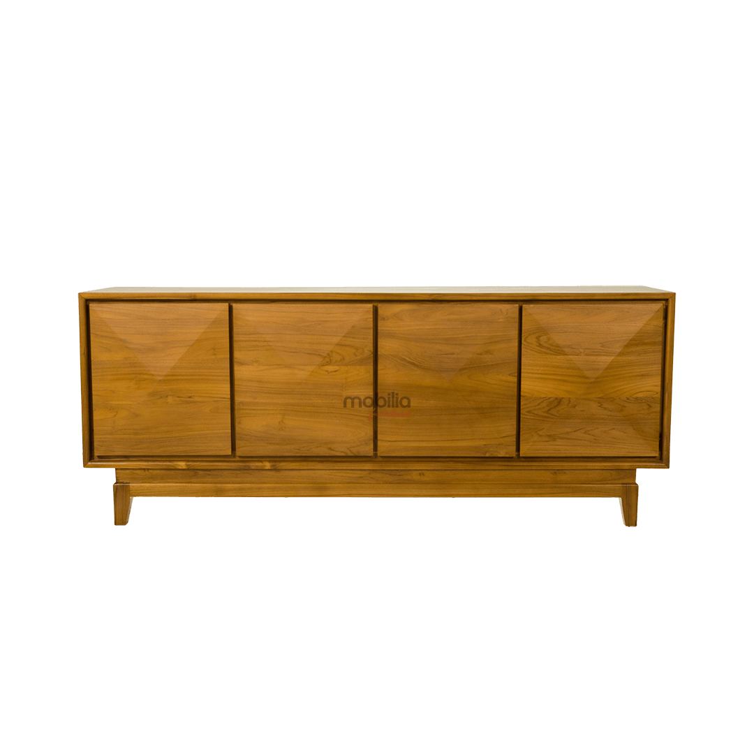 Clarkia 200cm Wide Rectangular Bahut with Diamond Design