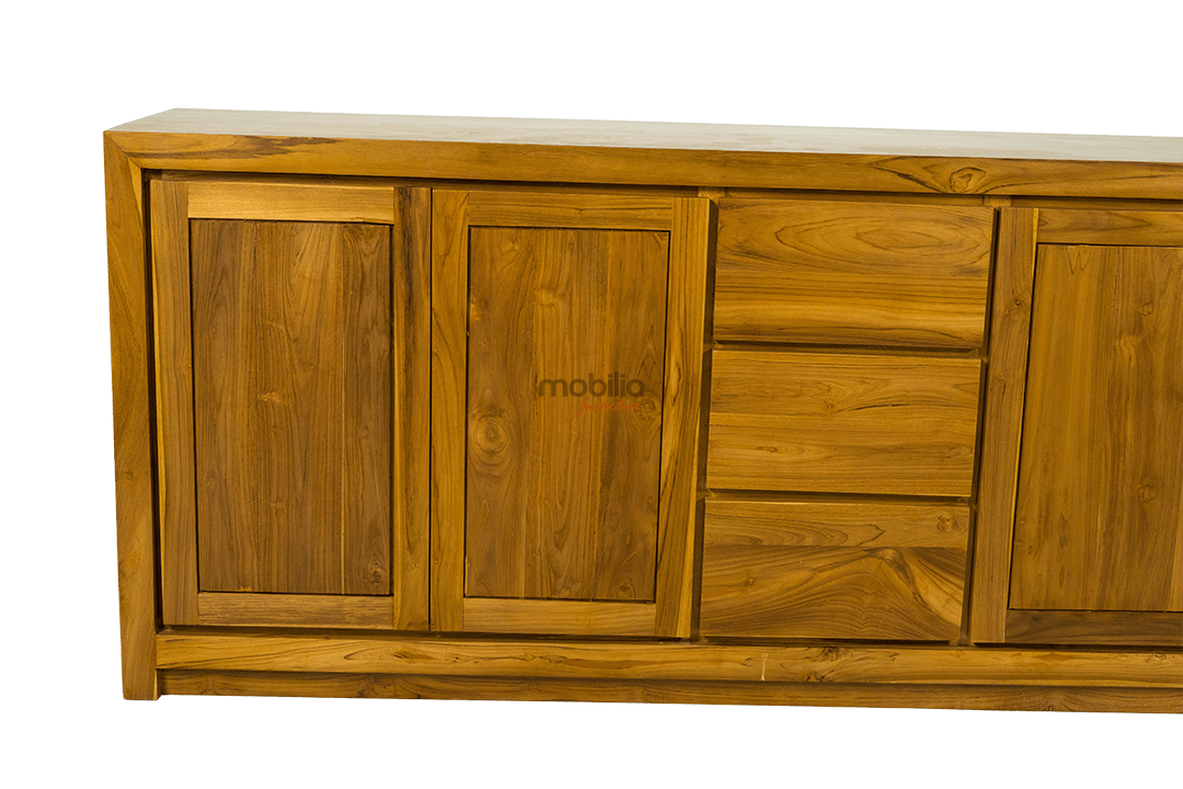 Freesia 200cm Wide Rectangular Bahut with Minimalist Design - Image 3