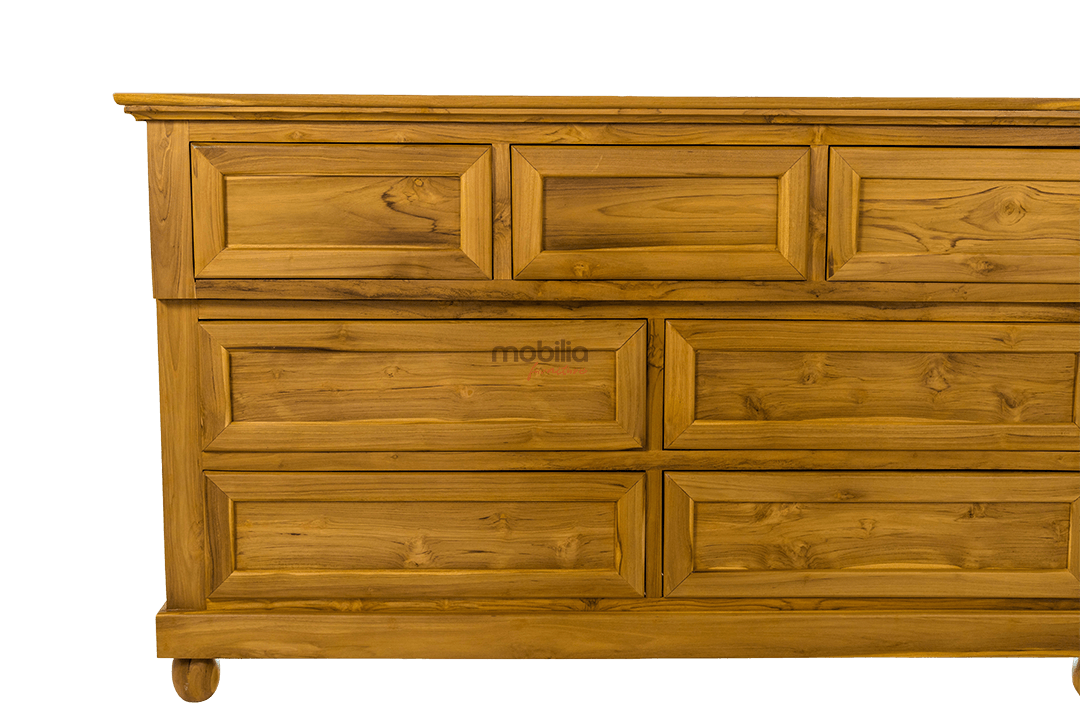 Columbine 150cm Wide Rectangular Bahut with Framing Design - Image 4