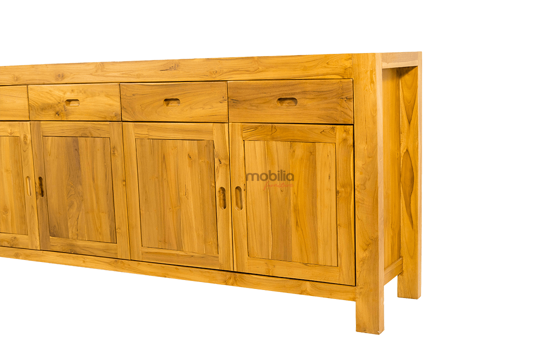 Anemone 200cm Wide Rectangular Bahut with Minimalist Design - Image 3