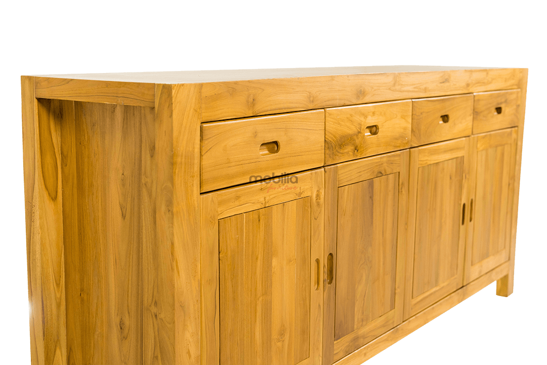 Anemone 200cm Wide Rectangular Bahut with Minimalist Design - Image 4