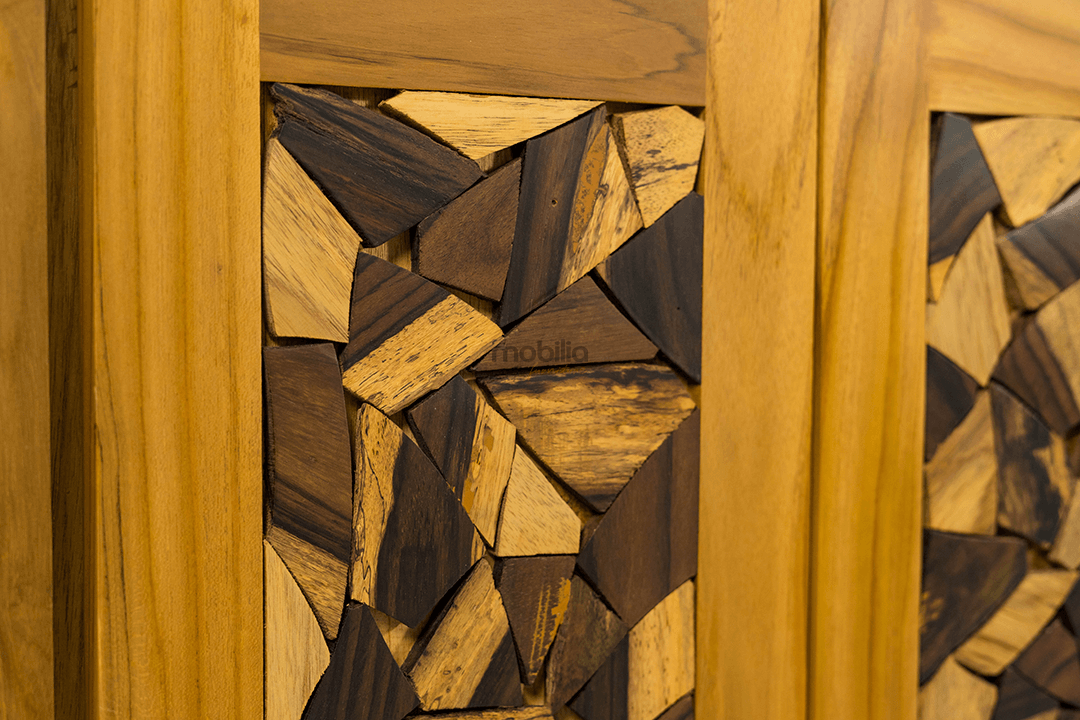 Gladiolus 180cm Wide Rectangular Bahut with Sono Design - Image 4