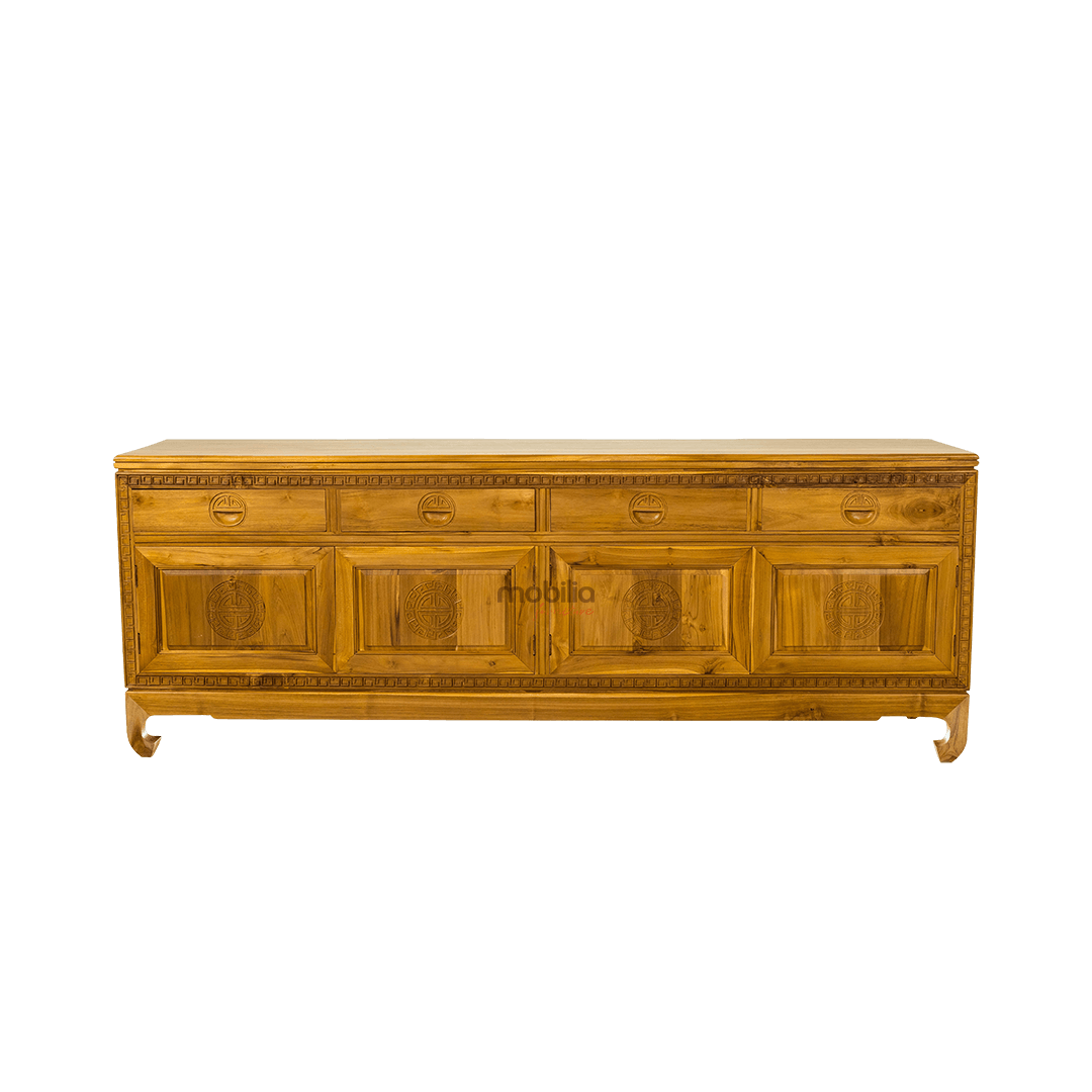 Daffodil 200cm Wide Rectangular Bahut with Hong Kong Design