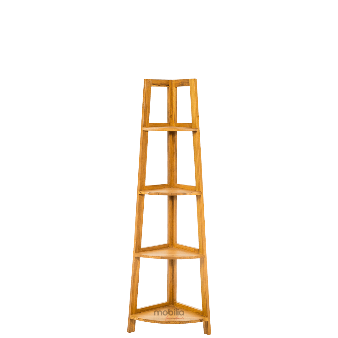 Heliotrope 170cm Tall Corner Shelf with Minimalist Design