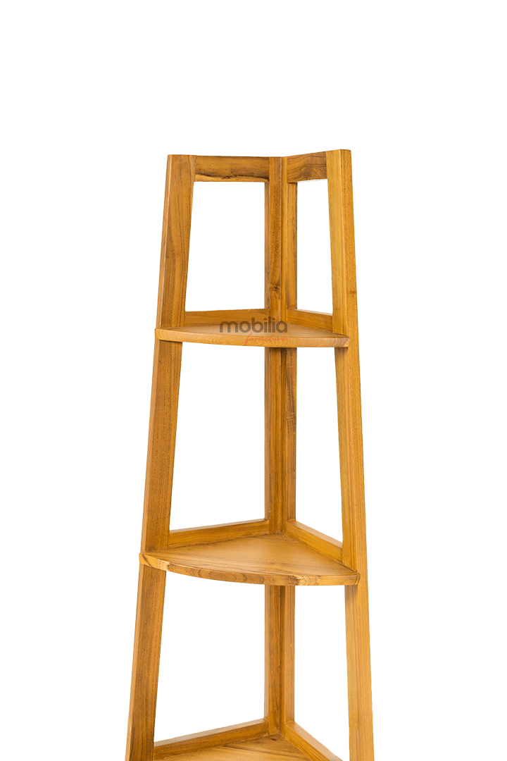 Heliotrope 170cm Tall Corner Shelf with Minimalist Design - Image 3