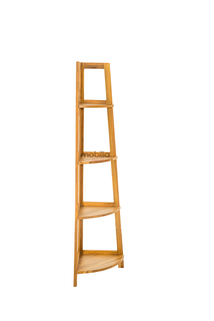 Heliotrope 170cm Tall Corner Shelf with Minimalist Design - Image 4