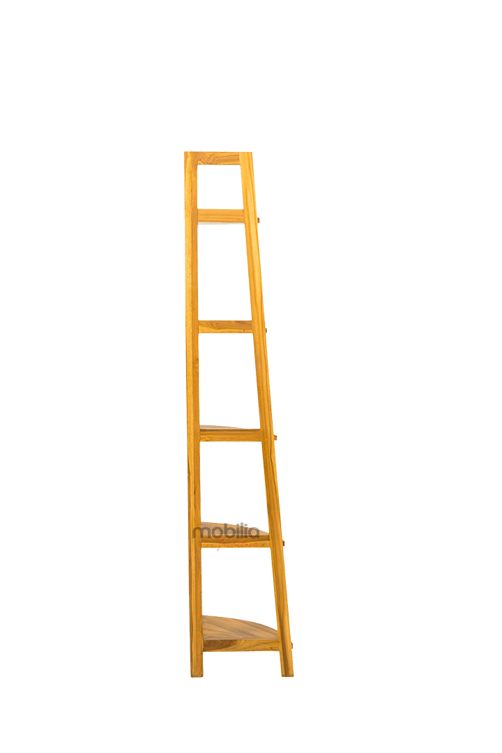Heliotrope 200cm Tall Corner Shelf with Minimalist Design - Image 3