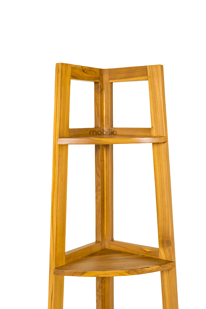 Heliotrope 200cm Tall Corner Shelf with Minimalist Design - Image 4