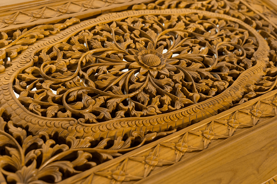 Constantinople 120cm Wide Rectangular Coffee Table with Sculpture Design - Image 4