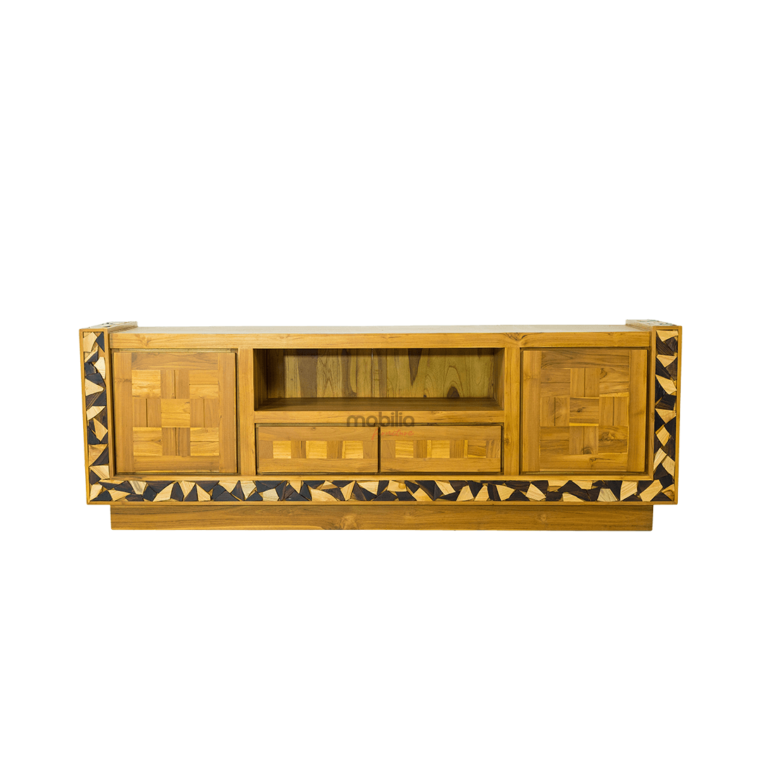 Paris 200cm Wide Rectangular TV Unit with Sono Design