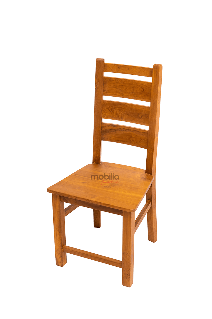 6 Seater Pequi Dining set with Ladder Back Design - Image 3