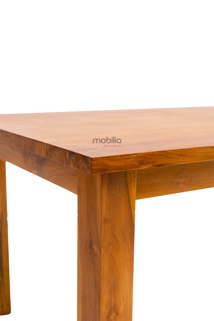 6 Seater Pequi Dining set with Solid Back Design - Image 6