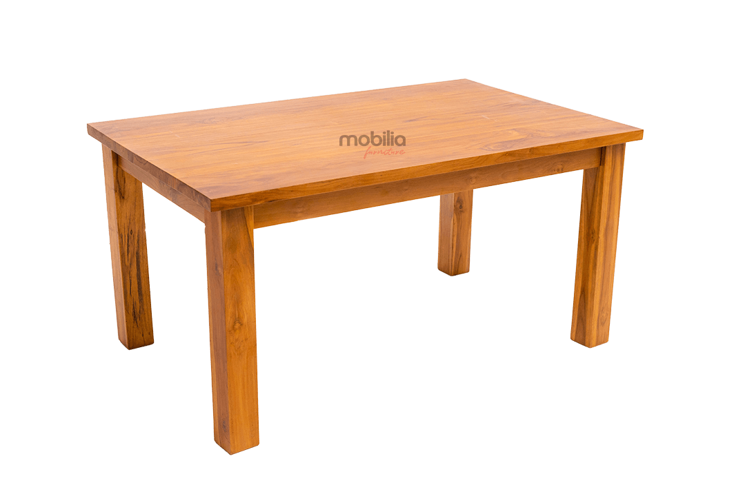 6 Seater Pequi Dining set with Stripes Back Design - Image 3