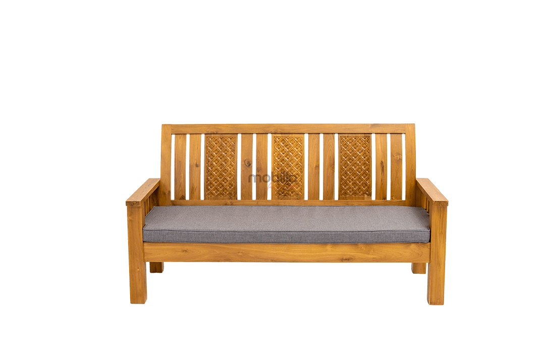 Lazio 3 Seater Sofa with Flower Design
