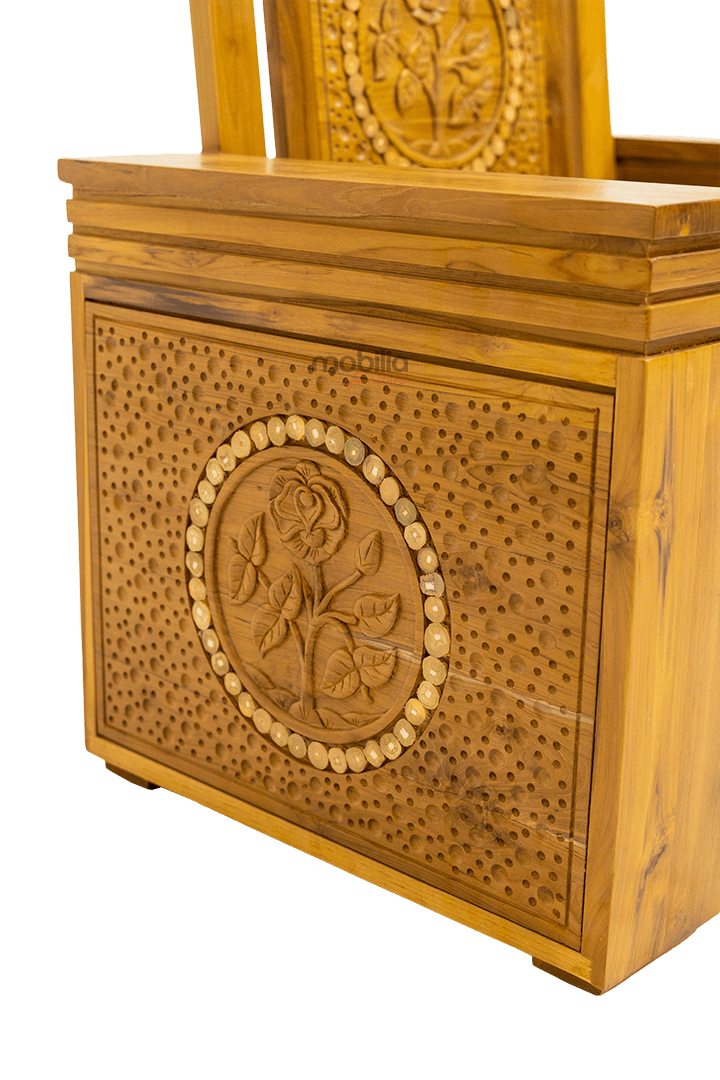 Lorient Sofa Set with Flower Design - Image 7